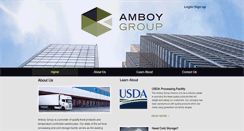 Desktop Screenshot of amboygroup.com